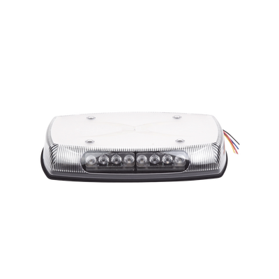 ECCO - Mini Barra de Luces Ultra Brillante, color domo claro, LED azul, Ideal para Seguridad Privada