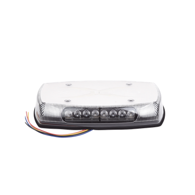 ECCO - Mini Barra de Luces Ultra Brillante, color domo claro, LED azul, Ideal para Seguridad Privada