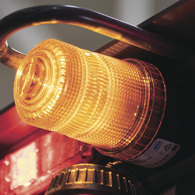 ECCO - Mini Burbuja LED Serie X6262, Color Ámbar