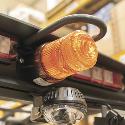 ECCO - Mini Burbuja LED Serie X6262, Color Ámbar
