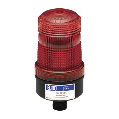 ECCO - Mini baliza de LED color rojo montaje permanente SAE Clase III