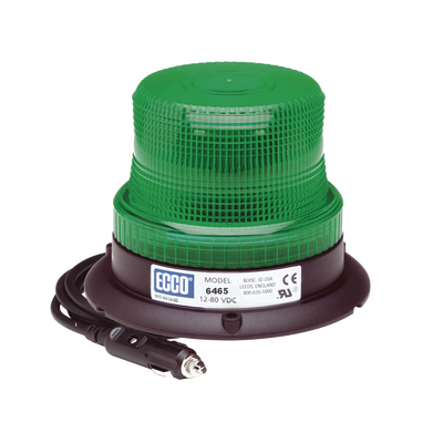 ECCO - Mini Burbuja Led color Verde Serie X6465 con montaje de succión magnetico