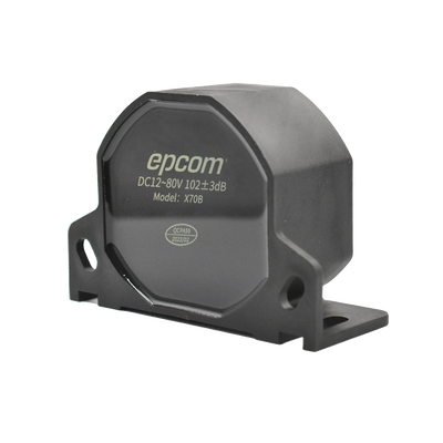 EPCOM - Alarma de Reversa Vehicular Profesional, 12-80 Vcc, 105±3dB