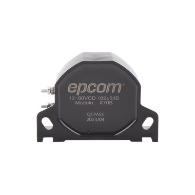 EPCOM - Alarma de Reversa Vehicular Profesional, 12-80 Vcc, 105±3dB