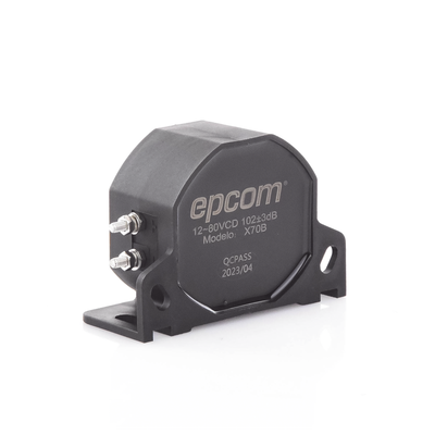 EPCOM - Alarma de Reversa Vehicular Profesional, 12-80 Vcc, 105±3dB