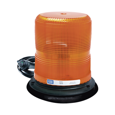 ECCO - Baliza LED color ámbar con montaje magnético de succión DE 7" de altura