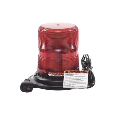 ECCO - Baliza LED color rojo con montaje magnético de succión de 7" de altura