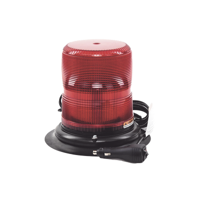 ECCO - Baliza LED color rojo con montaje magnético de succión de 7" de altura