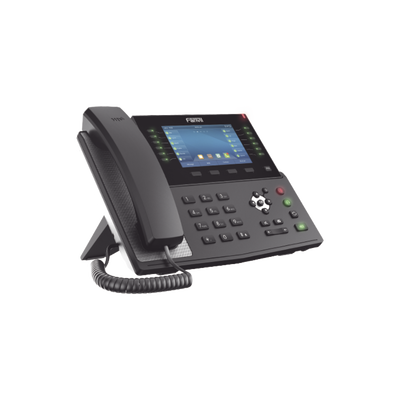FANVIL - Teléfono IP empresarial para 20 lineas SIP, Bluetooth integrado para diademas, PoE y hasta 60 botones DSS con doble puerto Gigabit, soporta recepción de video