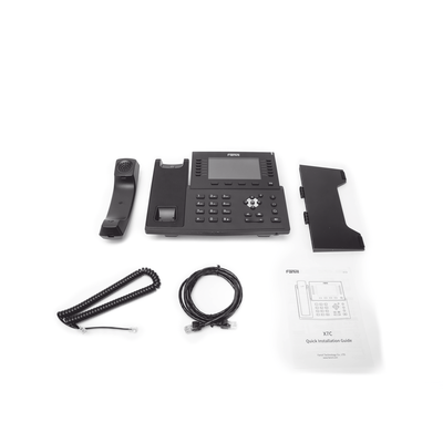 FANVIL - Teléfono IP empresarial para 20 lineas SIP, Bluetooth integrado para diademas, PoE y hasta 60 botones DSS con doble puerto Gigabit, soporta recepción de video