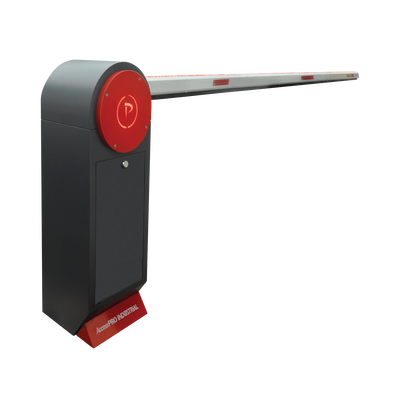 ACCESSPRO - Barrera Vehicular / Brazo de 5.5 m / Incluye Brazo Iluminado / Diseño Elegante / Serie INDUSTRIAL