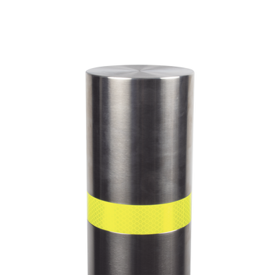 ACCESSPRO - Bolardo Fijo de Acero Inoxidable de 900 mm de Altura / Ideal para aplicaciones delimitaciones de automóviles