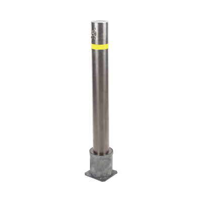 ACCESSPRO - Bolardo Desmontable de Acero Inoxidable  de 900 mm de Altura /  Ideal para aplicaciones de delimitaciones vehiculares y peatonales