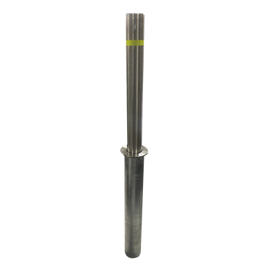 ACCESSPRO - Bolardo retráctil de Acero Inoxidable de 900 mm de Altura / Ideales para delimitación vehicular y peatonal