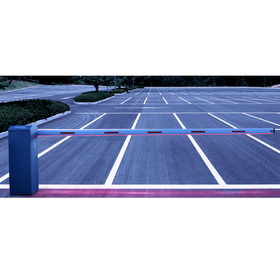 ACCESSPRO - Barrera vehicular izquierda / Soporta brazo de hasta 3 m / Apertura en 1.5 s /Final de carrera ajustable por programación / Movimiento fluido / Diseño elegante color gris