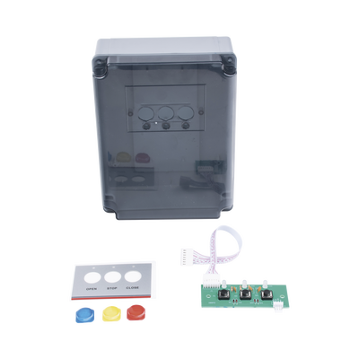 ACCESSPRO - Refacción para barreras XBS y XBF AccessPRO Industrial / Caja de plástico con botonera para cuadro de mando