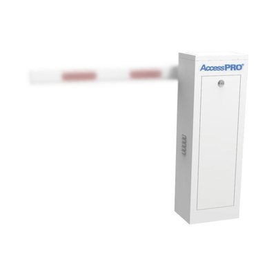 ACCESSPRO - Barrera Vehicular Izquierda / Soporta brazo Telescópico de hasta 6 metros / Tiempo de Apertura 6 segundos