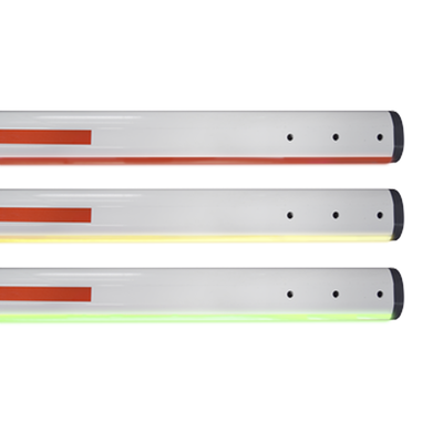 ACCESSPRO - Mástil recto iluminación LED  ROJO/VERDE de 5 metros compatible con barreras Industrial By AccessPRO