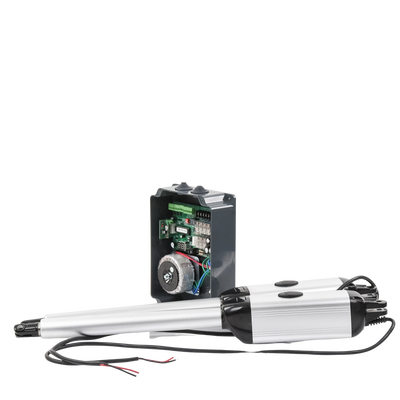 ACCESSPRO - Kit de brazos para automatizar portones vehiculares abatibles de 2 hojas/ 3 Mts / 300 Kg / Uso solo residencial / Compatible con respaldo de energía
