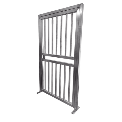 ACCESSPRO - Puerta Lateral para Torniquetes / Acero Inoxidable 304 / 1350 x 2316 mm / 4.43 x 7.6 pies / Compatible con Cierres Magnéticos