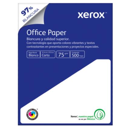 XEROX - Papel Cortado Xerox Office Paper Carta Azul 75Grs 97% Blancura Caja C/5000 hojas