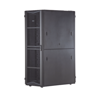 PANDUIT - Gabinete FlexFusion para Centros de Datos, 42 UR, 600 mm de Ancho, 1070 mm de Profundidad, Fabricado en Acero, Color Negro