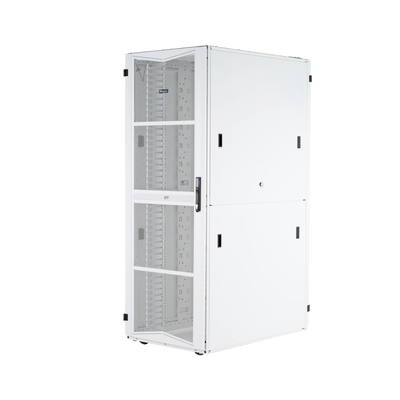 PANDUIT - Gabinete FlexFusion para Centros de Datos, 42 UR, 600 mm de Ancho, 1070 mm de Profundidad, Fabricado en Acero, Color Blanco