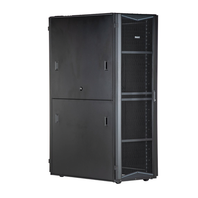 PANDUIT - Gabinete FlexFusion para Centros de Datos, 42 UR, 700 mm de Ancho, 1200 mm de Profundidad, Fabricado en Acero, Color Negro