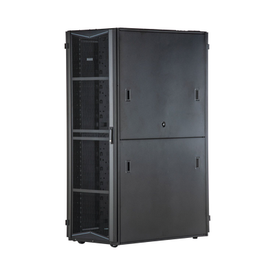 PANDUIT - Gabinete FlexFusion para Centros de Datos, 42 UR, 700 mm de Ancho, 1200 mm de Profundidad, Fabricado en Acero, Color Negro