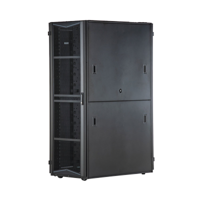 PANDUIT - Gabinete FlexFusion para Centros de Datos, 45 UR, 700 mm de Ancho, 1070 mm de Profundidad, Sin Paneles Laterales, Fabricado en Acero, Color Negro