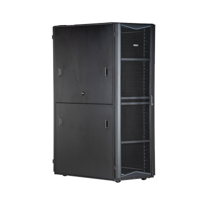 PANDUIT - Gabinete FlexFusion para Centros de Datos, 45 UR, 700 mm de Ancho, 1070 mm de Profundidad, Sin Paneles Laterales, Fabricado en Acero, Color Negro