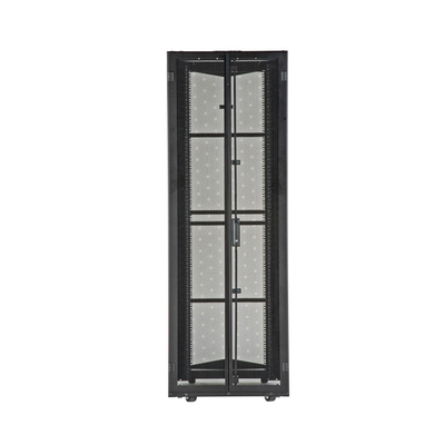 PANDUIT - Gabinete FlexFusion para Centros de Datos, 45 UR, 700 mm de Ancho, 1070 mm de Profundidad, Sin Paneles Laterales, Fabricado en Acero, Color Negro