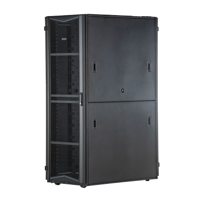 PANDUIT - Gabinete FlexFusion para Centros de Datos, 45 UR, 700 mm de Ancho, 1070 mm de Profundidad, Sin Paneles Laterales, Fabricado en Acero, Color Negro