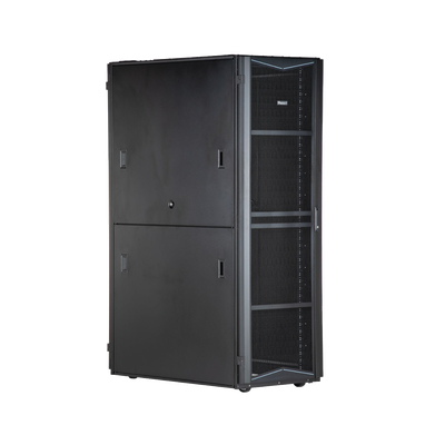 PANDUIT - Gabinete FlexFusion para Centros de Datos, 42 UR, 800 mm de Ancho, 1070 mm de Profundidad, Fabricado en Acero, Color Negro