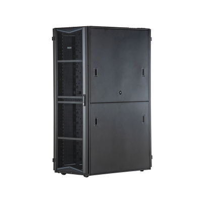 PANDUIT - Gabinete FlexFusion para Centros de Datos, 42 UR, 800 mm de Ancho, 1070 mm de Profundidad, Fabricado en Acero, Color Negro