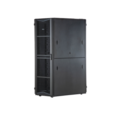 PANDUIT - Gabinete FlexFusion para Centros de Datos, 42 UR, 800 mm de Ancho, 1200 mm de Profundidad, Fabricado en Acero, Color Negro