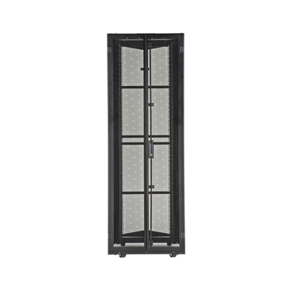 PANDUIT - Gabinete FlexFusion para Centros de Datos, 45 UR, 800 mm de Ancho, 1200 mm de Profundidad, Fabricado en Acero, Color Negro