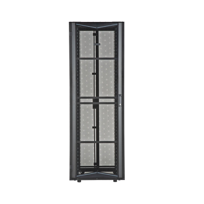 PANDUIT - Gabinete FlexFusion para Centros de Datos, 45 UR, 800 mm de Ancho, 1200 mm de Profundidad, Fabricado en Acero, Color Negro