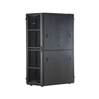 PANDUIT - Gabinete FlexFusion para Centros de Datos, 45 UR, 800 mm de Ancho, 1200 mm de Profundidad, Fabricado en Acero, Color Negro