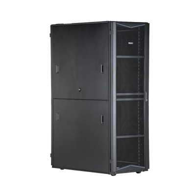 PANDUIT - Gabinete FlexFusion para Centros de Datos, 45 UR, 800 mm de Ancho, 1200 mm de Profundidad, Fabricado en Acero, Color Negro