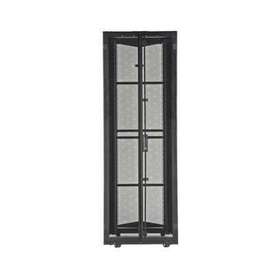 PANDUIT - Gabinete FlexFusion para Centros de Datos, 45 UR, 800 mm de Ancho, 1200 mm de Profundidad, Fabricado en Acero, Color Negro