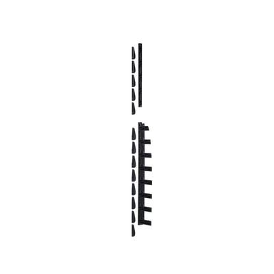 PANDUIT - Kit de Dedos Para Administración de Cables en Gabinetes FlexFusion™, de 42 o 45 UR,  Dedos de 100 mm de Longitud, Color Negro