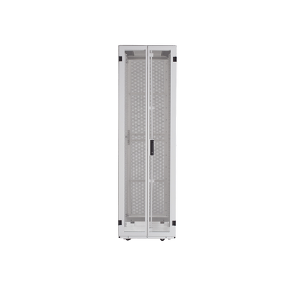 PANDUIT - Gabinete FlexFusion™ XGL (Light) para Centros de Datos, 42 UR, 800 mm de Ancho, 1070 mm de Profundidad, Fabricado en Acero, Color Blanco