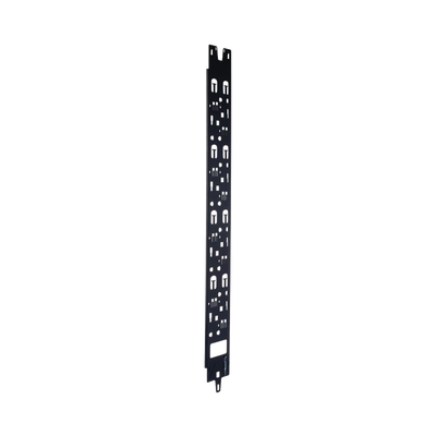 PANDUIT - Panel Administrador de Cables Vertical para Gabinete FlexFusion™ de 42RU, Acepta Anillos en D, Anillos S1DR, S2DR y L; S1LR, S2LR, Color Negro