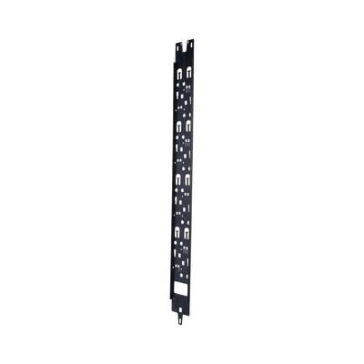 PANDUIT - Panel Administrador de Cables Vertical para Gabinete FlexFusion™ de 42RU, Acepta Anillos en D, Anillos S1DR, S2DR y L; S1LR, S2LR, Color Negro