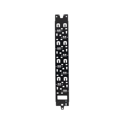 PANDUIT - Panel Administrador de Cables Vertical para Gabinete FlexFusion™ de 42RU, Acepta Anillos en D, Anillos S1DR, S2DR y L; S1LR, S2LR, Color Negro