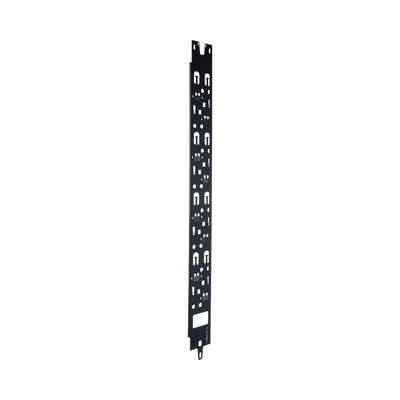 PANDUIT - Panel Administrador de Cables Vertical para Gabinete FlexFusion™ de 45RU, Acepta Anillos en D, Anillos S1DR, S2DR y L; S1LR, S2LR, Color Negro