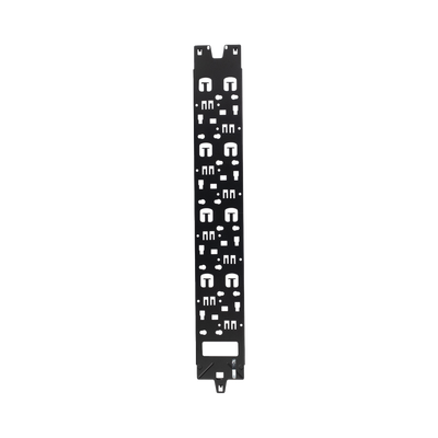 PANDUIT - Panel Administrador de Cables Vertical para Gabinete FlexFusion™ de 45RU, Acepta Anillos en D, Anillos S1DR, S2DR y L; S1LR, S2LR, Color Negro
