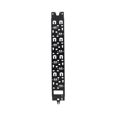 PANDUIT - Panel Administrador de Cables Vertical para Gabinete FlexFusion™ de 45RU, Acepta Anillos en D, Anillos S1DR, S2DR y L; S1LR, S2LR, Color Negro