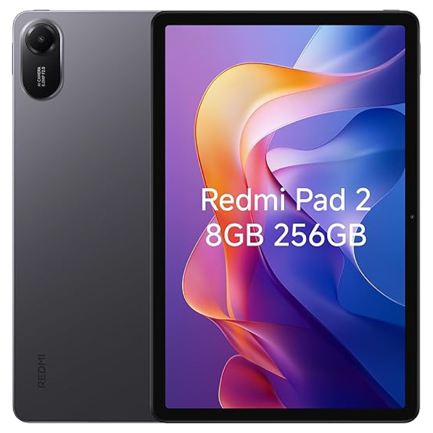 XIAOMI - Tableta Xiaomi Redmi Pad 2 11" 8GB RAM 256GB pantalla 2.5K 90Hz Alto Rendimiento Color Gris